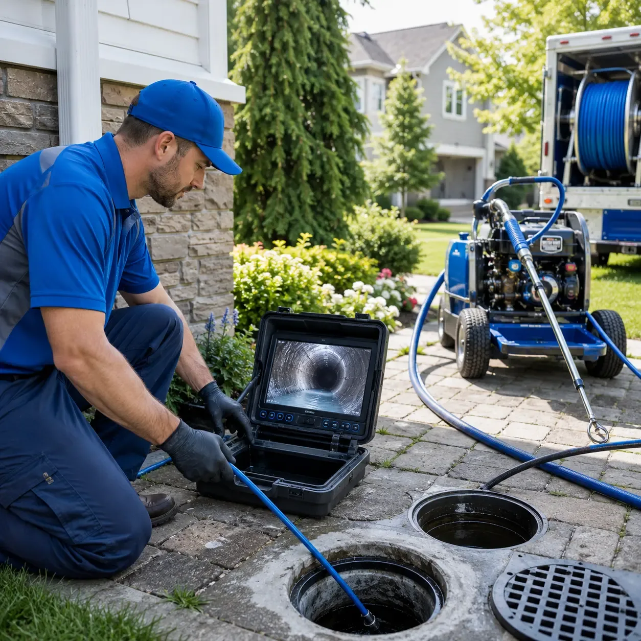 Outdoor drain cleaning professionals serving Waldwick, NJ